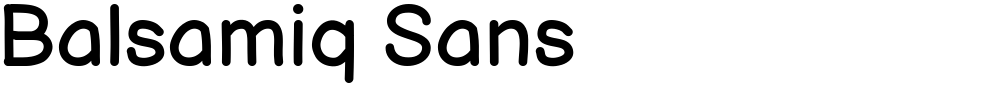 Balsamiq Sans