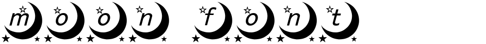 moon font