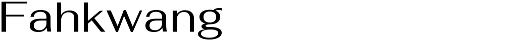 Fahkwang