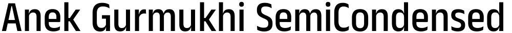 Anek Gurmukhi SemiCondensed Medium