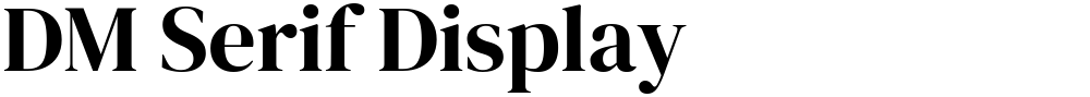 DM Serif Display