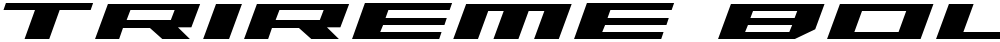 Trireme Bold Italic