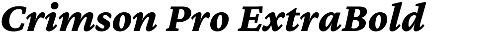 Crimson Pro ExtraBold