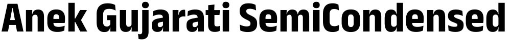 Anek Gujarati SemiCondensed