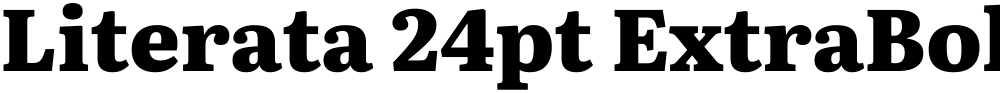 Literata 24pt ExtraBold