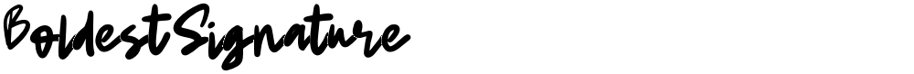 BoldestSignature
