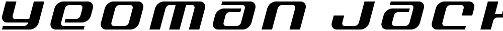 Yeoman Jack Title Italic