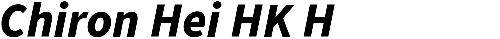 Chiron Hei HK H