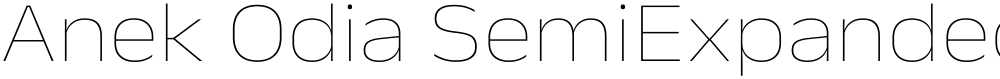 Anek Odia SemiExpanded Thin