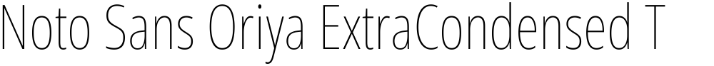 Noto Sans Oriya ExtraCondensed Thin