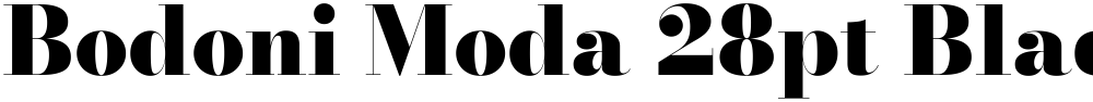 Bodoni Moda 28pt Black