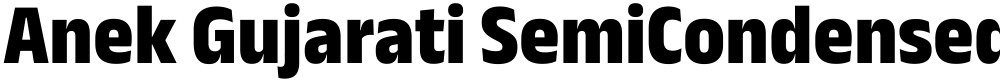 Anek Gujarati SemiCondensed ExtraBold
