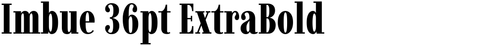 Imbue 36pt ExtraBold
