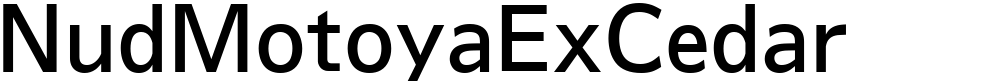 NudMotoyaExCedar