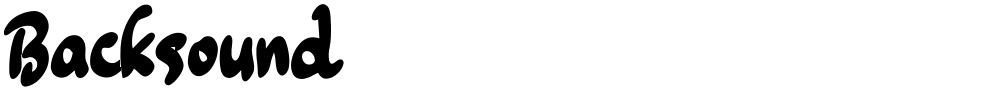 Backsound