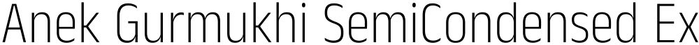 Anek Gurmukhi SemiCondensed ExtraLight