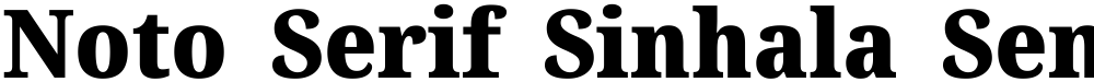 Noto Serif Sinhala SemiCondensed Black