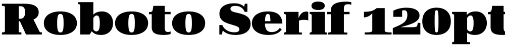 Roboto Serif 120pt ExtraExpanded Black