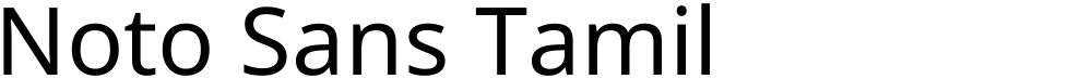 Noto Sans Tamil