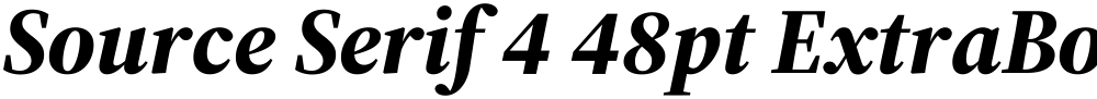Source Serif 4 48pt ExtraBold