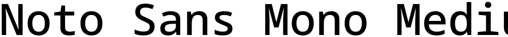 Noto Sans Mono Medium