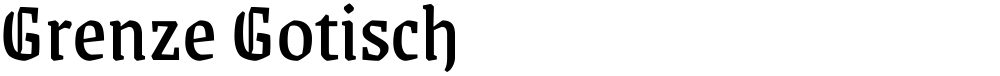 Grenze Gotisch