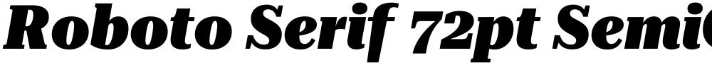 Roboto Serif 72pt SemiCondensed Black