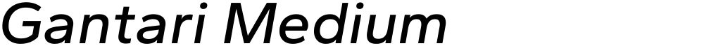 Gantari Medium