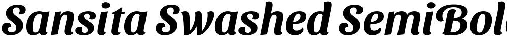 Sansita Swashed SemiBold