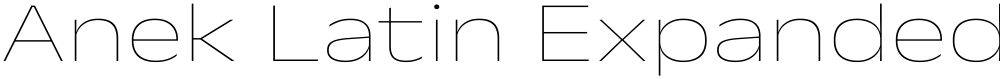 Anek Latin Expanded Thin