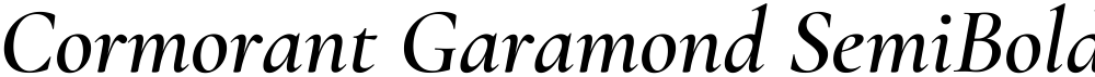 Cormorant Garamond SemiBold