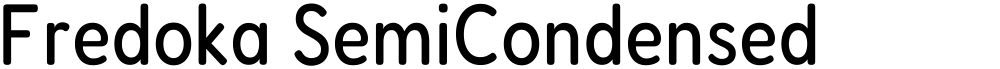 Fredoka SemiCondensed