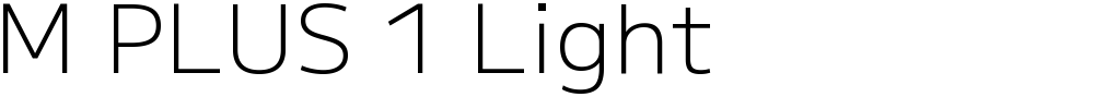 M PLUS 1 Light