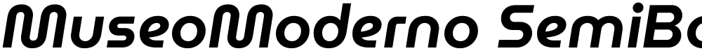 MuseoModerno SemiBold