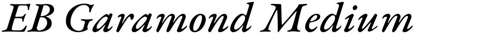 EB Garamond Medium