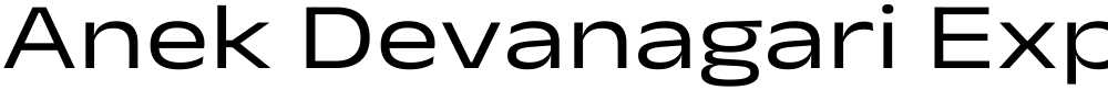Anek Devanagari Expanded