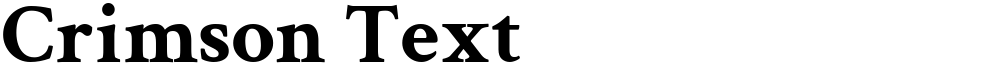 Crimson Text
