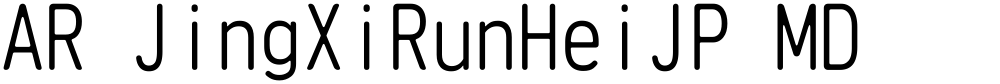 AR JingXiRunHeiJP MD