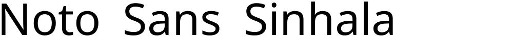 Noto Sans Sinhala
