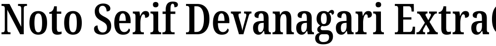 Noto Serif Devanagari ExtraCondensed SemiBold