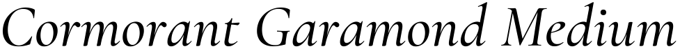 Cormorant Garamond Medium