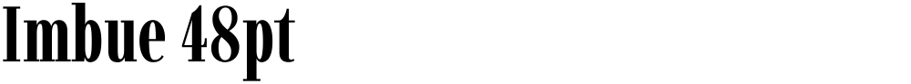 Imbue 48pt