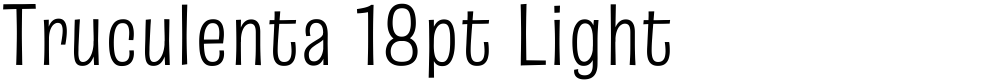 Truculenta 18pt Light