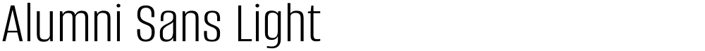 Alumni Sans Light