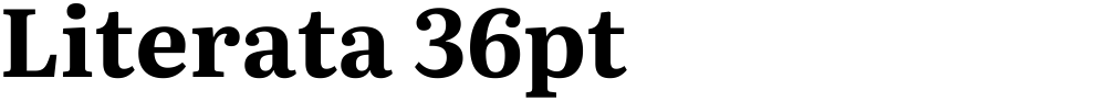 Literata 36pt