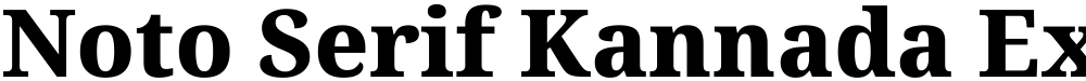 Noto Serif Kannada ExtraBold