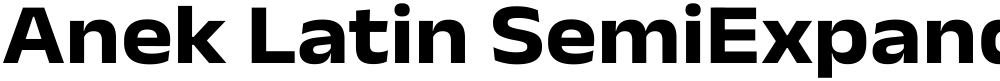 Anek Latin SemiExpanded