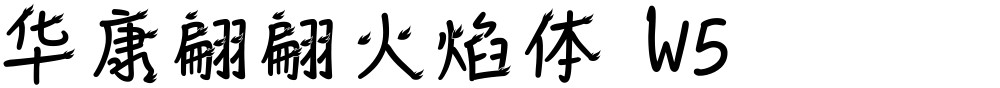 华康翩翩火焰体 W5