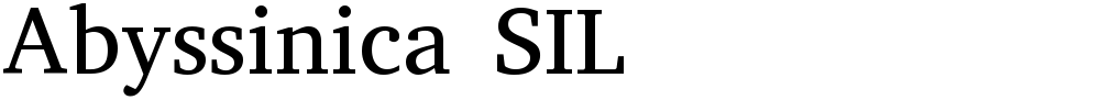 Abyssinica SIL