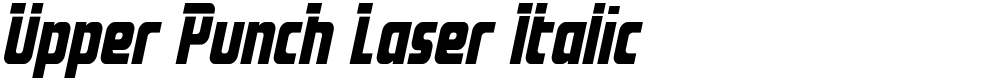 Upper Punch Laser Italic